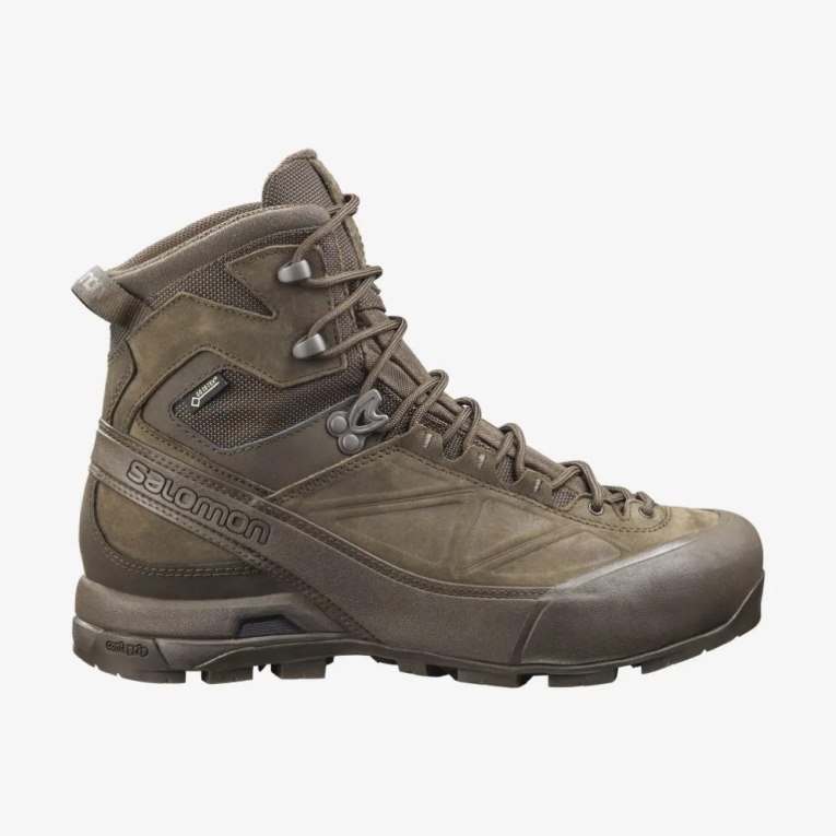 Botas Tácticas Salomon X Alp GTX Forces Hombre Marrom | MX JZOG967